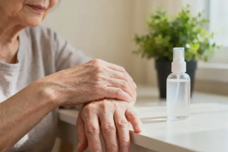 老人身上容易長(zhǎng)濕疹不管它會(huì)自己好嗎(圖1)