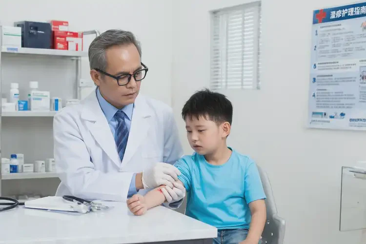 孩子手臂容易起濕疹能徹底自愈嗎(圖2)