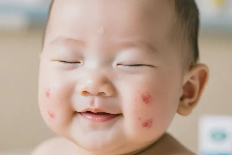 嬰兒面部偶爾長濕疹不管它會自己自愈嗎(圖4)