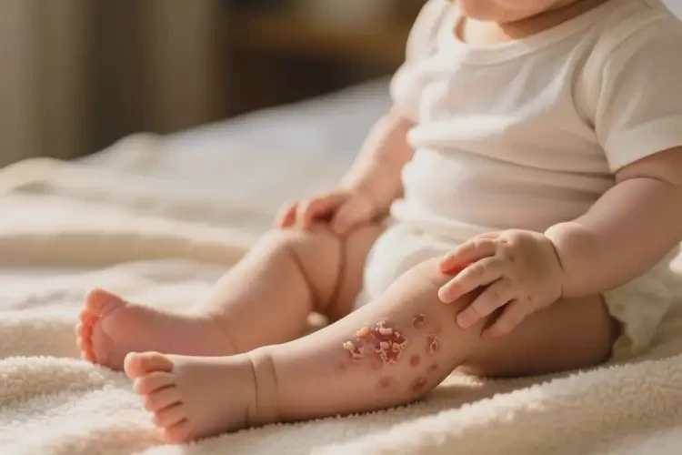 嬰幼兒小腿上長(zhǎng)濕疹能靠自己自愈嗎(圖2)