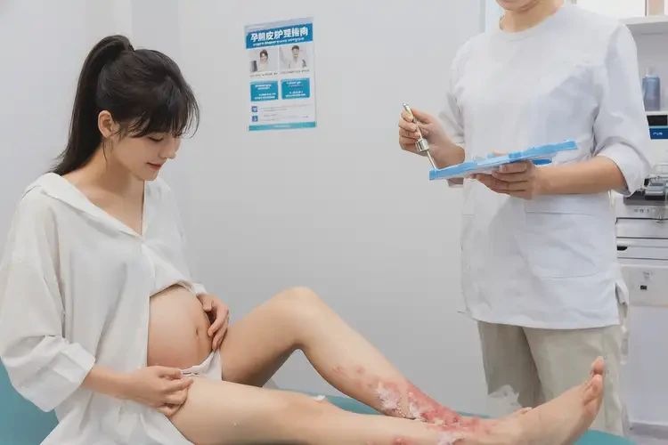 孕妇小腿上容易起湿疹不管它会自己自愈吗(图4)