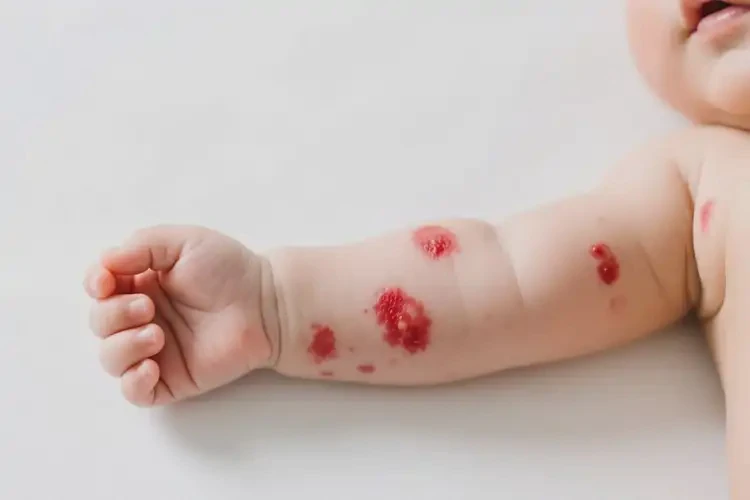 寶寶手臂上經(jīng)常起濕疹不管它會自己痊愈嗎(圖2)