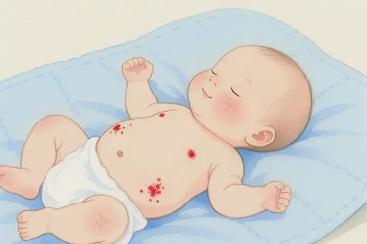 嬰兒肚子上容易起濕疹不管它會自己自愈嗎(圖4)