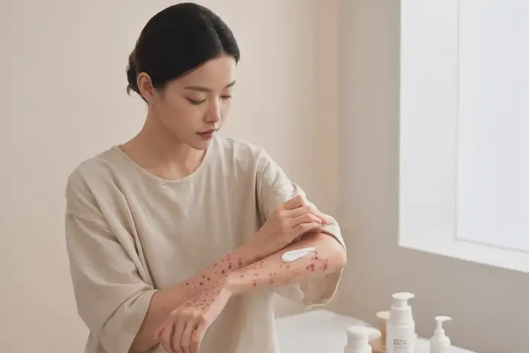 女性脖子上容易起濕疹不管它會自己痊愈嗎(圖2)