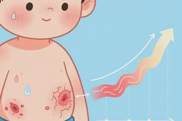 兒童肚子上有濕疹能靠自己自愈嗎(圖3)