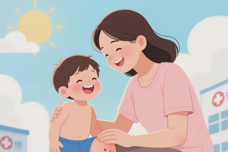 少兒大腿經(jīng)常長(zhǎng)濕疹能徹底自愈嗎(圖1)