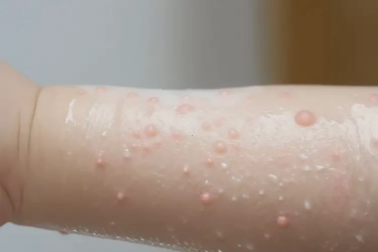 少兒手臂偶爾長濕疹能靠自己自愈嗎(圖3)