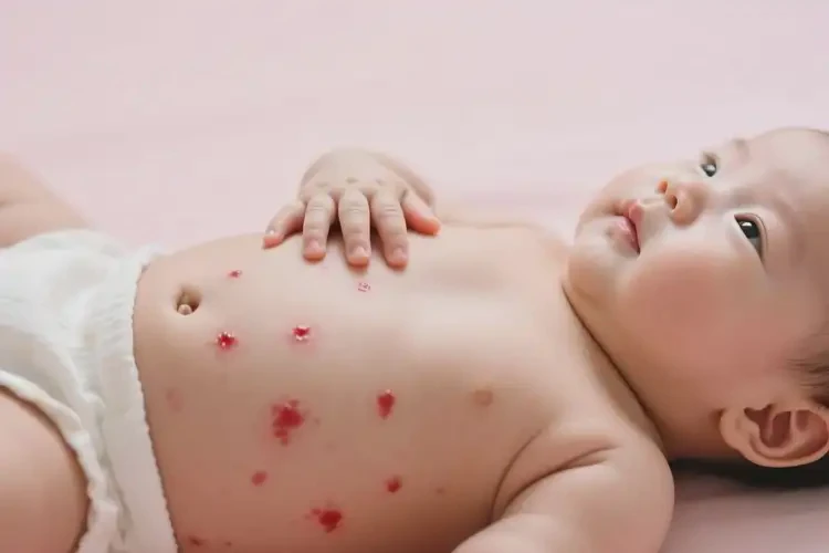 寶寶肚子上偶爾長(zhǎng)濕疹不管它會(huì)自己好嗎(圖3)