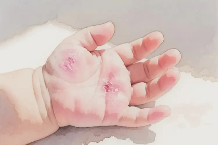 嬰兒手上經(jīng)常長濕疹不管它會自己痊愈嗎(圖2)