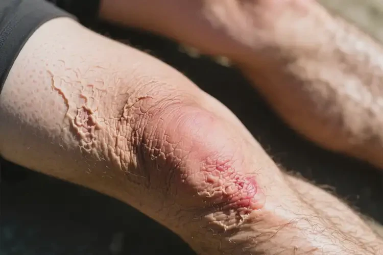 男性大腿上长湿疹可不可以彻底自愈(图1)