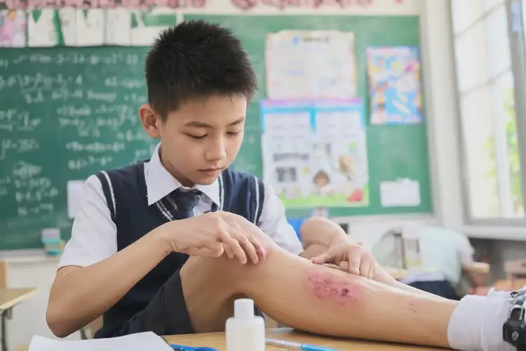 中學生小腿經(jīng)常起濕疹不管它會自己痊愈嗎(圖3)