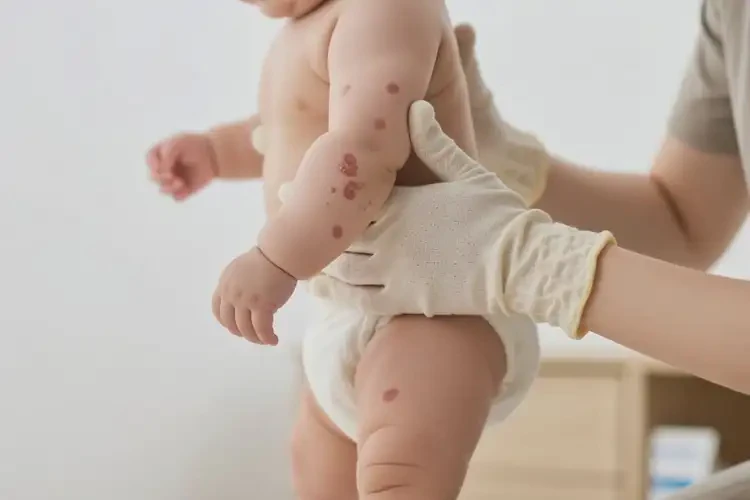 寶寶四肢長(zhǎng)濕疹不管它會(huì)自己自愈嗎(圖3)