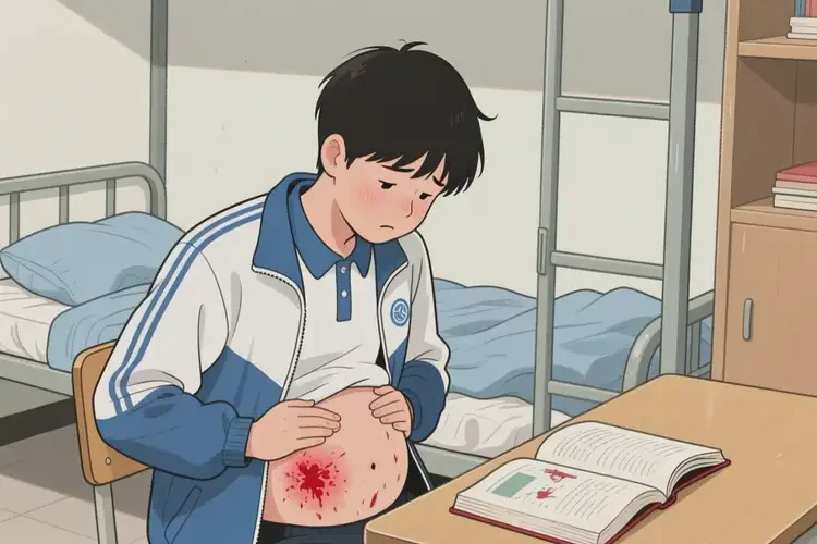 大學(xué)生肚子上出濕疹不管它會(huì)自己自愈嗎(圖2)