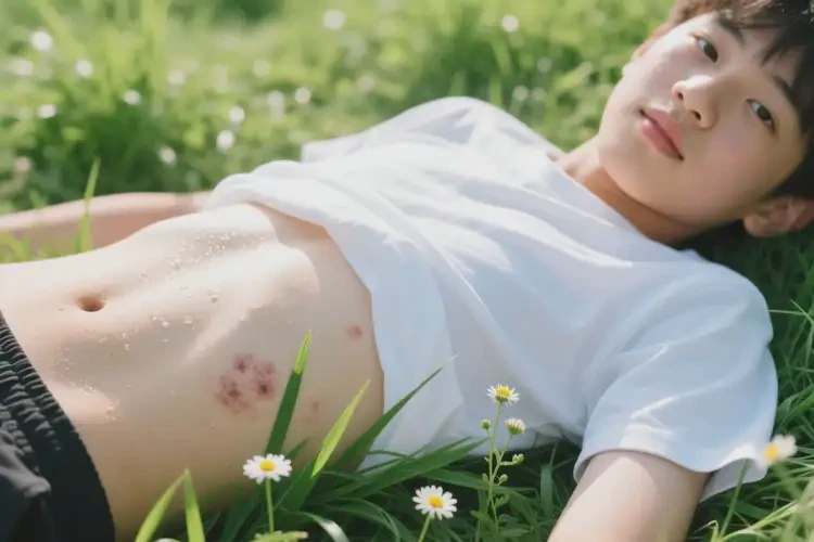 青少年肚子上偶爾長濕疹可以徹底自愈嗎(圖2)