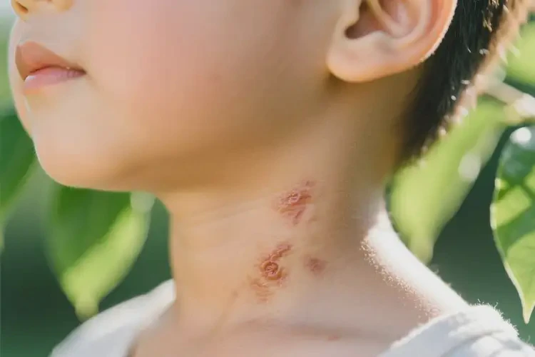 兒童脖子上經(jīng)常起濕疹不管它會自己自愈嗎(圖4)