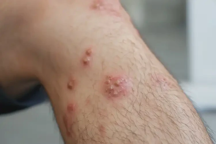 青年人小腿上偶爾長(zhǎng)濕疹可不可以徹底自愈(圖2)