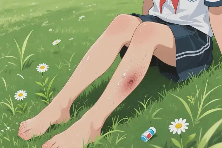 中學生小腿出現(xiàn)濕疹不管它會自己好嗎(圖2)