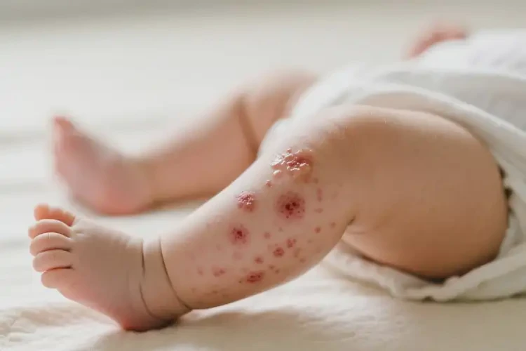 嬰幼兒大腿上出濕疹能徹底自愈嗎(圖3)