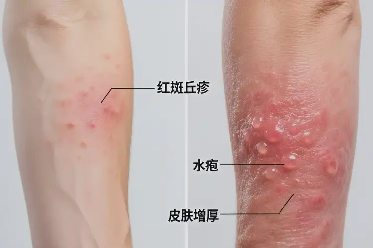 高齡老人手臂上容易起濕疹不管它會自己痊愈嗎(圖2)