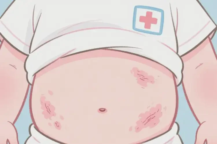 幼兒肚子偶爾長濕疹不管它會自己自愈嗎(圖4)