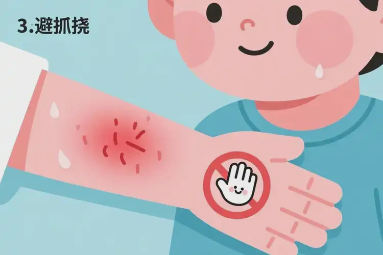 孩子手臂出現(xiàn)濕疹能夠徹底治愈嗎(圖2)