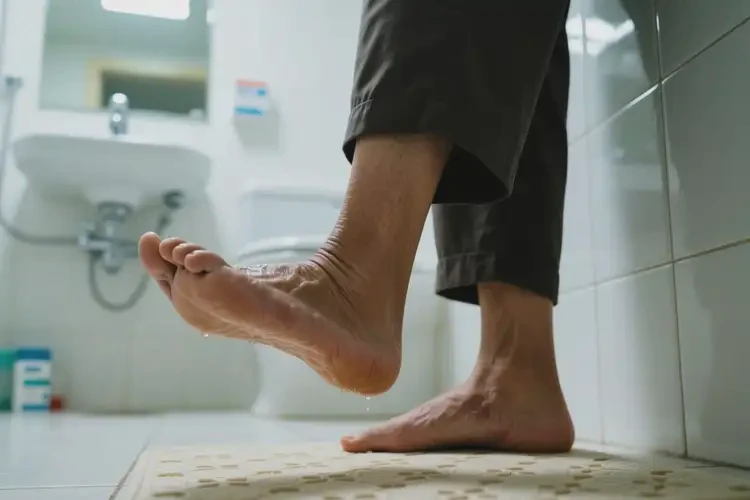 老人腳上偶爾長濕疹不管它會自己痊愈嗎(圖1)