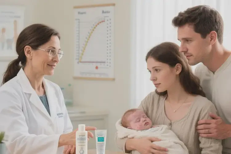 新生兒面部經(jīng)常長(zhǎng)濕疹不管它會(huì)自己痊愈嗎(圖3)