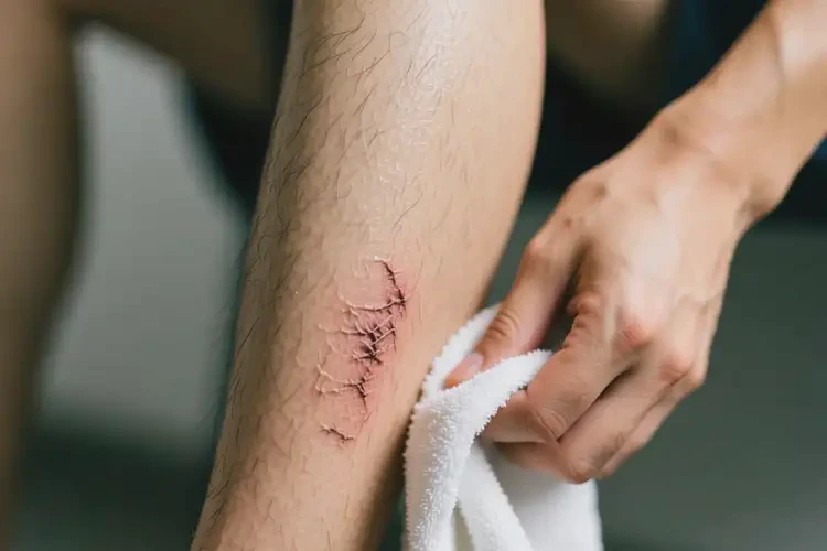 青年人小腿上長濕疹不管它會自己自愈嗎(圖2)