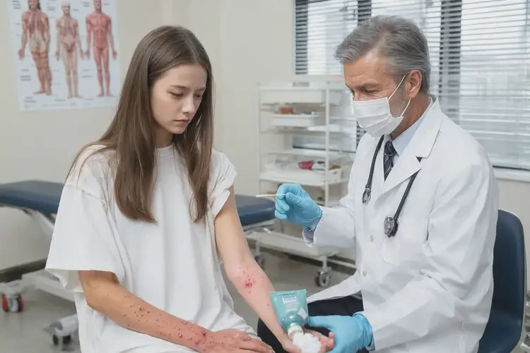 女性四肢長濕疹不管它會自己自愈嗎(圖3)