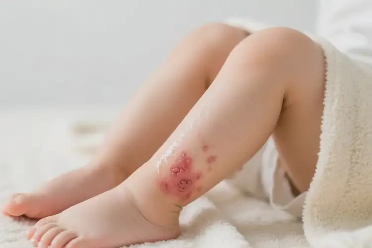小孩小腿上偶爾起濕疹能徹底自愈嗎(圖2)