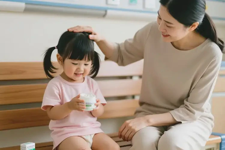 幼兒身上偶爾長濕疹不管它會自己好嗎(圖1)