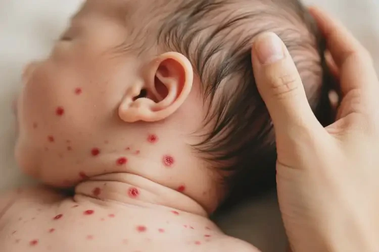 嬰兒脖子出現(xiàn)濕疹能徹底自愈嗎(圖2)