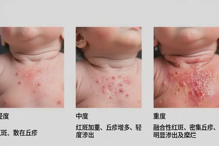 新生兒脖子上起濕疹可不可以徹底自愈(圖2)