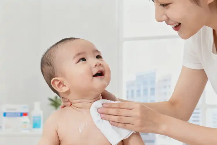 婴儿脖子上容易起湿疹不管它会自己自愈吗(图2)