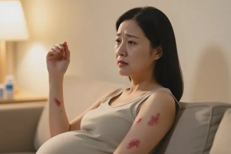 產(chǎn)婦手臂上有濕疹能靠自己自愈嗎(圖4)