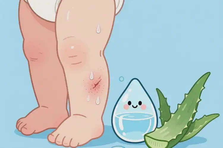 寶寶小腿經(jīng)常長濕疹能徹底自愈嗎(圖2)