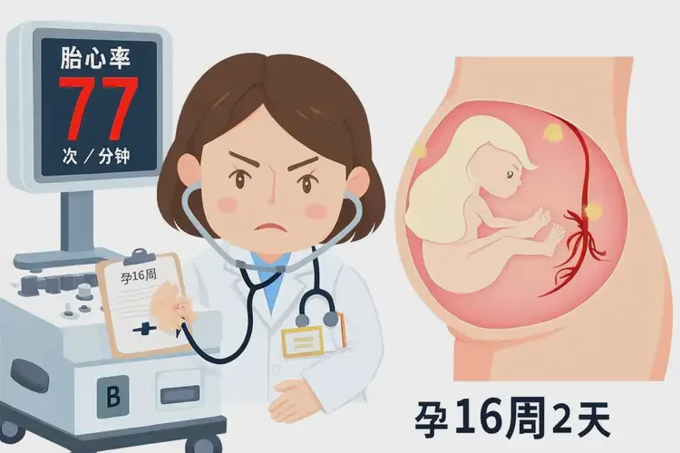 孕16周2天胎心率77有危险吗(图4)
