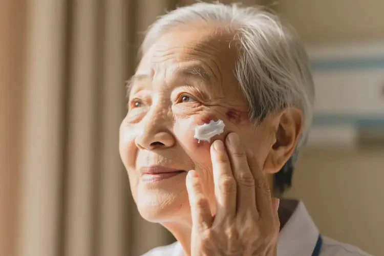 高齡老人臉上出現(xiàn)濕疹能不能徹底自愈(圖4)