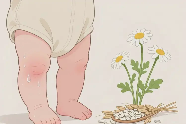 寶寶小腿經(jīng)常長濕疹能徹底自愈嗎(圖3)