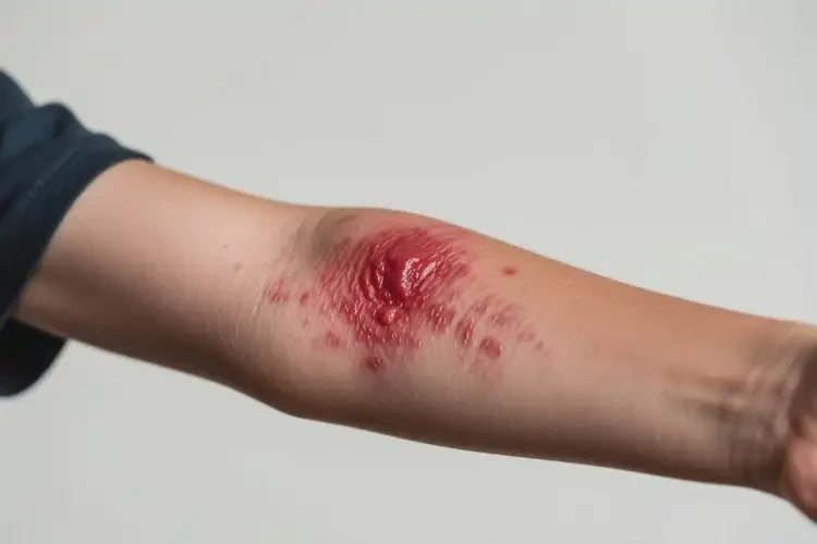 青少年手臂上经常起湿疹不管它会自己好吗(图4)