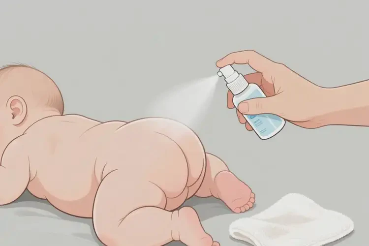 孩子屁股容易起濕疹不管它會自己好嗎(圖1)