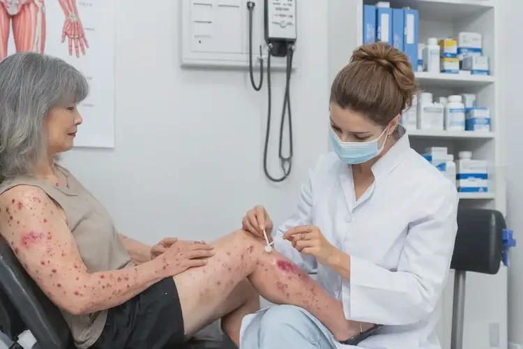 女生小腿上容易起濕疹不管它會自己自愈嗎(圖3)