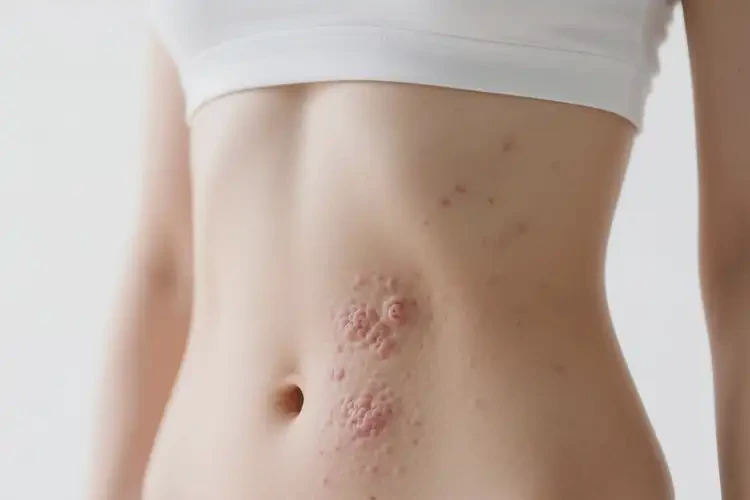 女性肚子長濕疹能夠徹底治愈嗎(圖4)