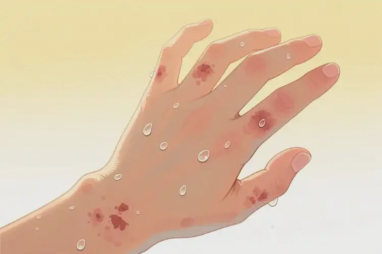 青少年手上出現濕疹不管它會自己自愈嗎(圖1)