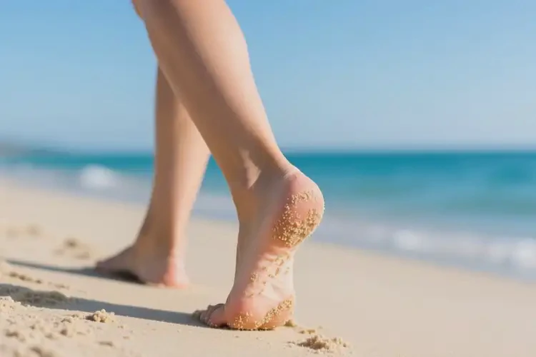 女生腳上長(zhǎng)濕疹不管它會(huì)自己好嗎(圖1)