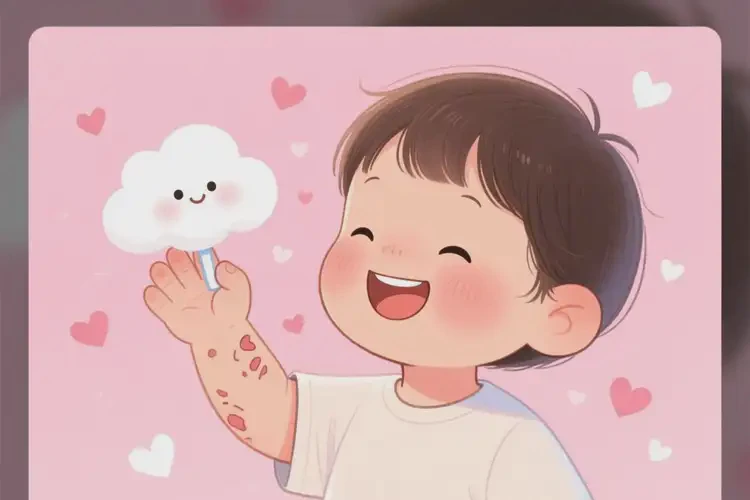 少兒手上長(zhǎng)濕疹可以徹底自愈嗎(圖1)