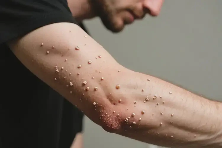 男性手臂經(jīng)常起濕疹不管它會(huì)自己好嗎(圖3)