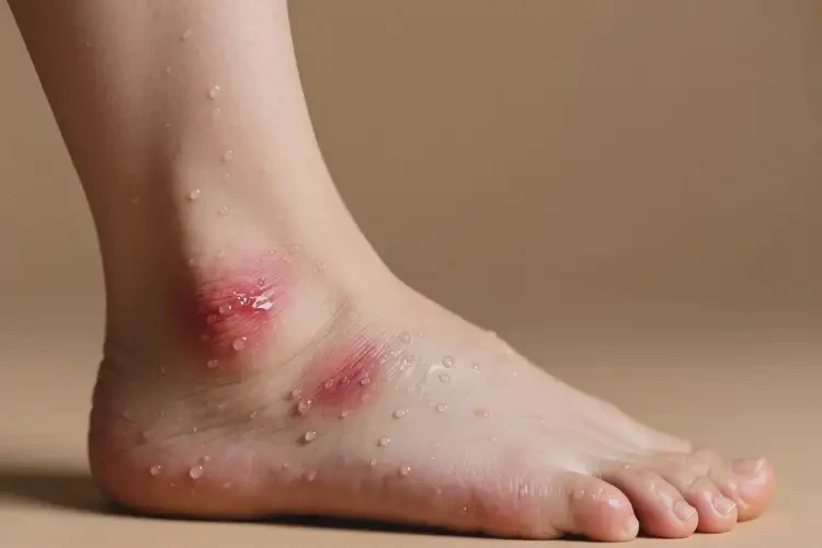 孕婦腳上起濕疹不管它會(huì)自己痊愈嗎(圖1)