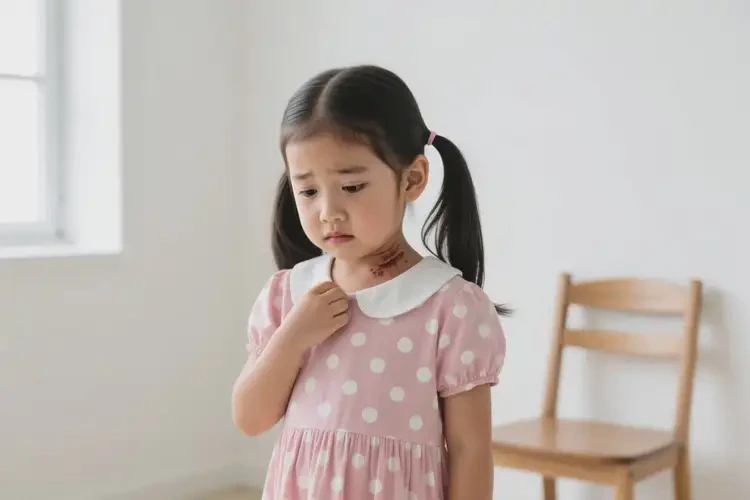 小學(xué)生脖子上起濕疹能不能徹底自愈(圖3)