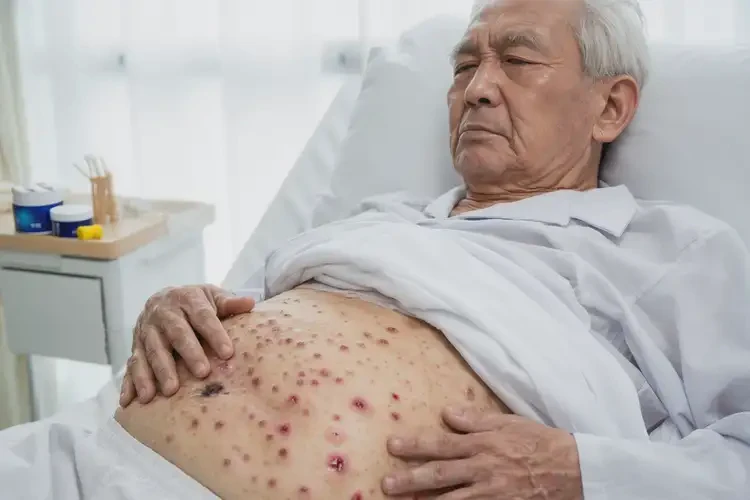 高齡老人肚子上經(jīng)常長濕疹能夠徹底治愈嗎(圖4)